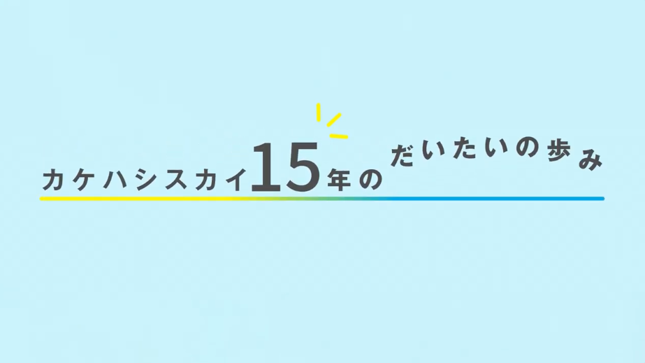 イベントオープニング動画（社史）